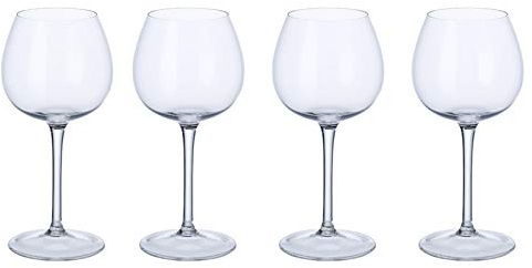 Purismo Wine Villeroy et Boch Lot de 4 verres à vin blanc souples et ronds