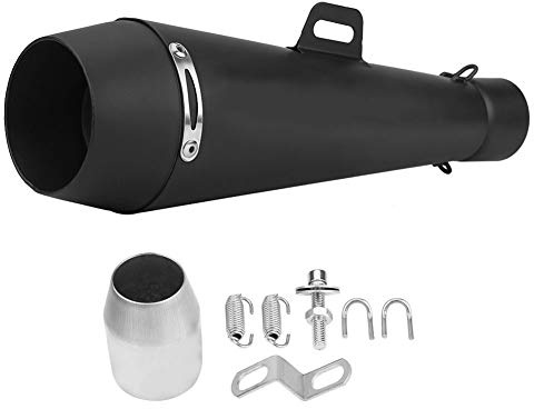 silencieux homologué pour quad Pot d'échappement moto Chrome Tuyau Silencieux inoxydable, 51mm Silencieux pour Universal échappement CBR1000 R6