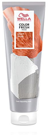 Wella Professionals Color Fresh Mask Mascarilla de color Coloración temporal Revive el color del cabello Hidratante Tono Peach Blush 150ml