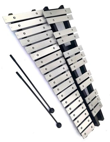 30-Noten-Glockenspiel aus Aluminiumplatte, langlebiges Schlaginstrument mit faltbarer Tasche Glockenspiel Set