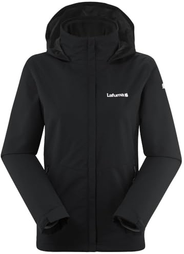 Lafuma Access Veste Imperméable, Noir, M Femme, Noir, M
