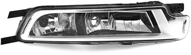 EDA PREMIUM auto Stoßstange, Nebelscheinwerfer, Lampe Rechts 3G0941662 passend für VW PASSAT B8 2014-, H8, W21W, mit Tagfahrlicht, mit Abbiegelicht