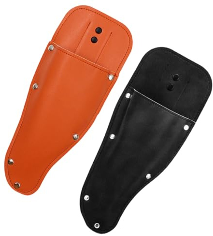 PHENOFICE 2pezzi Fodera in Pelle Per Forbici Da Giardinaggio Borsa Portatile Per Attrezzi Da Giardinaggio Copertura Per Forbici Da Potatura Per Uso Da Giardino