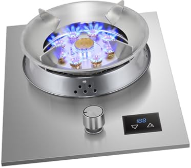 Cuisinière À Gaz De 43 Cm, Brûleur Unique, Cuisinière À Gaz De Comptoir De Cuisine, Avec Protection Contre Les Flammes Et Minuterie Indépendante, For Maison, Cuisine, Camping-car(LPG)