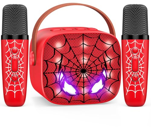 Braxel Karaoke Machine 2 Microphones, Toys for 3-12 Year Old Teenage Boy Girls Gifts for Kids Microphone for Boys Girls Toys Age 3 4 5 6 7 8 9 10 11 Christmas Xmas Gifts For Kids