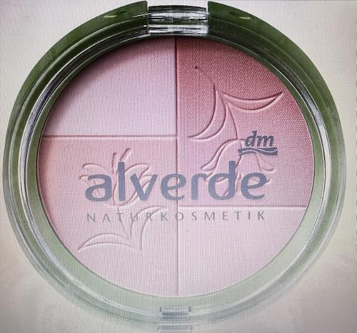 alverde NATURKOSMETIK Blush Multi-Color 10 Coral Glow, 9 g