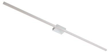 Lucande LED Wandleuchte, Wandlampe Bad Kivana (spritzwassergeschützt (Modern) in Chrom aus Aluminium (1 flammig) - Wandleuchten Spiegelleuchte Badezimmer Wandbeleuchtung Badezimmerleuchte
