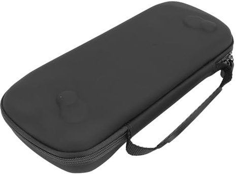 Hard Case, Water Proof PU, Dual Zippers, Portable Storage Bag with Stand for Rog Ally X 2024 RC72LA, Rog Ally 2023 RC71L (Black)