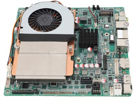 Elprico Carte Mère ITX, Carte Principale Industrielle LGA1700 avec Doubles Emplacements DDR4, Radiateur de Cuivre intégré pour Les Constructions de Facteurs de Petite Forme