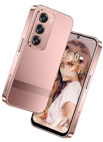 MsMag 4G Mini Téléphone, écran HD de 4,0 Pouces, Android 10.0, Double SIM, Double Camera, 3GB RAM + 32GB ROM, Le Smartphone Le Plus Petit et Le Plus Pratique (Reno12mini-Gold)
