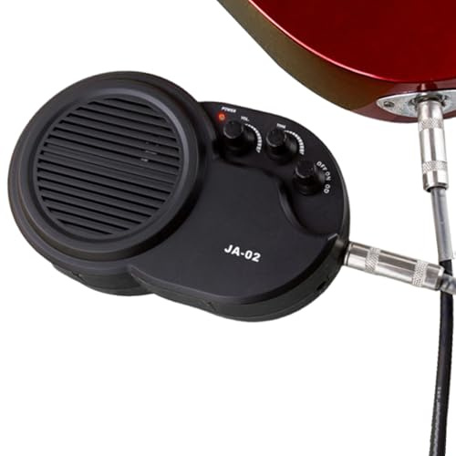 Gitarrenverstärker – Tragbarer Bassverstärker, Multieffekt-Gitarrenverstärker, kompakte Übungsausrüstung, Instrument zur Klangverbesserung | Für Schlafzimmerproben, Musikunterricht, Bühnenauftritte, O