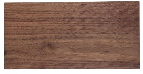 NUOBESTY Planche en Bois de Noyer Massif 30x15x1 Cm – Panneau de Bois Dur Brut pour Loisirs Créatifs et Décoration Murale – Matériau Naturel pour Bricolage et Construction