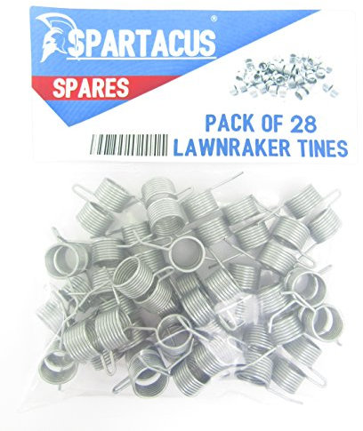 Spartacus 28 x Replacement Lawn Raker Scarifier Tines Tynes For Qualcast F016T47920