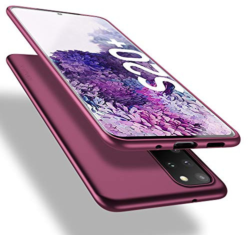 X-level für Samsung Galaxy S20 Plus Hülle, Dünn Weich Case, Weinrot | Handyhülle Soft Silikon Bumper Cover Kratzfeste Schutzhülle