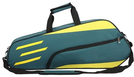 Schlägertasche | Squash- oder Badmintonschläger | 3 Schläger Tennistasche - Schlägertasche für Tennis, Badminton & Squashschläger Blau, Schwarz oder Magenta Badmintontasche f