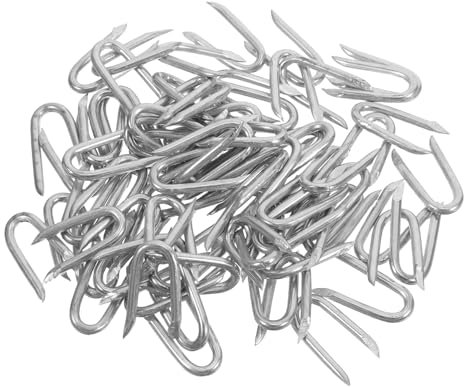 ULTECHNOVO 200piezas Clavos De Metal Forma u Sujetadores Para De Alambre Duraderos y Estables