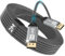 Nersligek Cavo DisplayPort 2.1 2M-DP Supporta 16K@60Hz, 10K@60Hz, 8K@120Hz, 4K@240Hz/165Hz/144Hz, 2K@360Hz/240Hz, 80Gbps, HDR, DSC1.2a, FreeSync, G-Sync per Monitor da Gioco, Scheda Grafica, PC