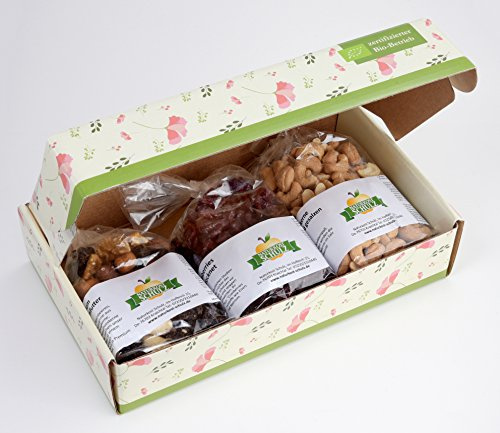 Naturkost Schulz - Knabber Box, 750g pures Knabbervergnügen in einem wunderschönen Geschenkkarton