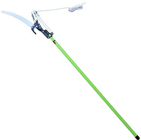 AB Tools-Toolzone Telescopic Extendable High Reach Tree Pruner & Saw Cutter Loppers Cutter with 355mm High Carbon Steel Rectangular Blade