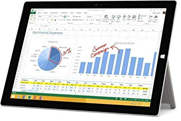 2014 Microsoft Surface Pro 3 avec Intel Core i5-4300U (12-pouces, 8 Go RAM, 256 Go SSD) Platine (Reconditionné)