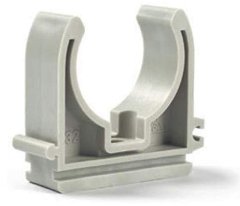 150 x Rohrclip Ø 25 mm Rohrklemme Rohrhalter Clipser Rohrschelle Klemmschelle