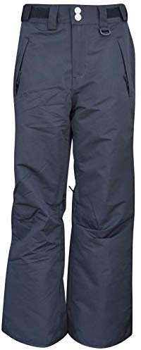 Snow Country Outerwear Girls Big Youth Skiing Ski Pants Insulated (Large (14/16), Black)