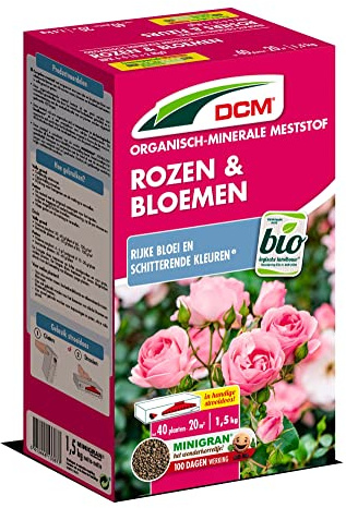 Pflanzennahrung für Rosen und Blumen - Biologisch 1,5 kg - DCM