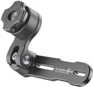 INTERPHONE- Aggancio Coperchio Vaschetta Freno-Frizione Moto - Regolabile 360 Orizzontale 90 Verticale - Sistema Modulare QUIKLOX - Supporto Porta Cellulare Moto - Aggancio Sgancio Rapido