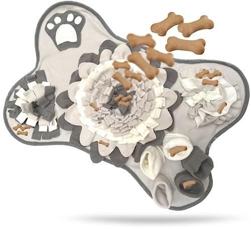 Buerpet Schnüffelteppich für Hunde - Das Intelligenzspielzeug für deinen Hund - Schnüffelmatte Schnüffeldecke - Tolle Hundebeschäftigung für Zuhause, interaktives Hundespielzeug