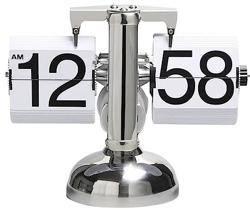 Retro Flip Down Clock Automatic Digital Clock Auto Clock Flip Digital ClockDesk Auto Table H9G4 Turning Pager
