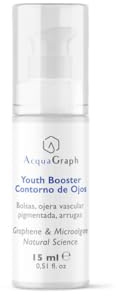 ACQUAGRAPH® Contorno de ojos con ingredientes de origen naturales, contorno de ojos antiarrugas, Antiojeras, Reafirmante. Contorno ojos sin parabenos. Dermatológicamente testado. Todas las edades.15ml