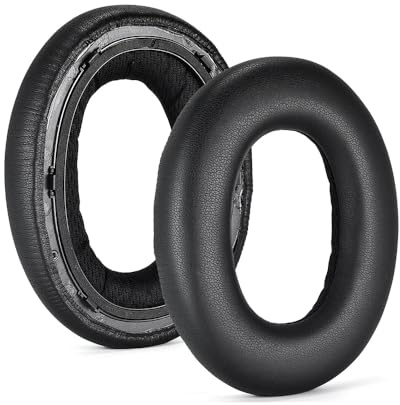 Enegg Replacement B&W Px7 Earpads for Bowers & Wilkins Px7 Noice Cancelling Headphones Soft Foam Ear Cushion Cover Cup, Protein Leather Earmuffs, Repair Part, Black, Px7-Earpads-Black