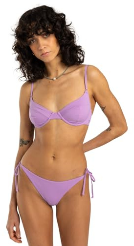 Billabong Mini Bikini Byxor SOL SÖKARE Slipssida TANGA Kvinnor Lila M