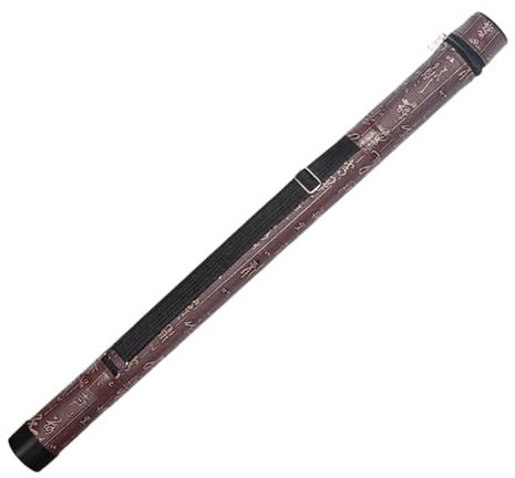 Colcolo Aufbewahrungstasche für Handflöte, Bambus-Aufbewahrungskoffer, multifunktional, tragbar, professionell, stoßfest, für Flöte, 50cm
