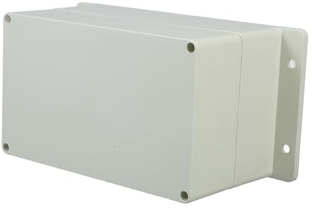 ULTECHNOVO Caja Portátil y Confiable para Proyectos de Plástico Eléctrica con Oreja Fija Adecuado para Uso en Exteriores Amplia Gama de Escenarios