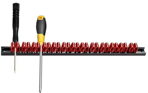 Organizzatore del cacciavite montato a parete - Porta di conservazione degli strumenti, supporto pinza Strumento di display per utensili manuali multiuso, organizzatore di chiavi d'officina resistente