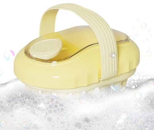 Xijobido Spazzola per shampoo, massaggiatore per capelli e cuoio capelluto, pulizia profonda dei capelli bagnati e asciutti, strumento di massaggio esfoliante per interni, casa, bagno, esterno, hotel