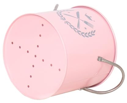 GARVALON Panier de Rangement pour Couverts en Rose Porte-Ustensiles à Compartiments Égouttoir à Baguettes Multifonction Cuisine Compacte Organisateur Pratique pour Cuillères et
