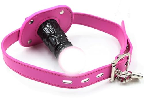 JiXGzAo Mordaza For Pene, Boca, Consolador Anal, Cerradura, Bola, Ataduras, Tortura, Esclavo, Masturbación, Esclavitud, Juguete Sexual Erótico