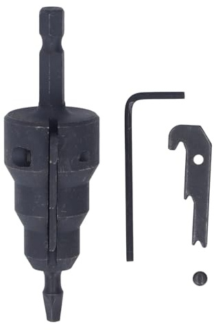 Escariador de conductos eléctricos, herramienta de escariado de conductos eléctricos con vástago de 1/4 de pulgada, herramienta de desbarbado de tuberías de acero de alto carbono p