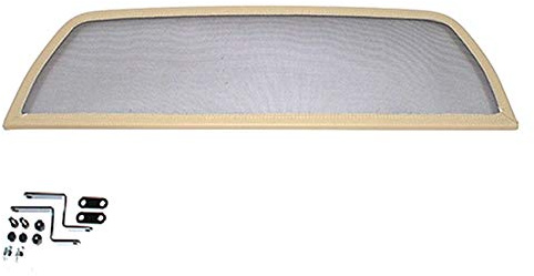 Tief-Tech Windschott für Triumph TR4,TR5,TR6 (1964-1976) - Klappbar - Beige | Windabweiser | Windblocker | Wind Deflector