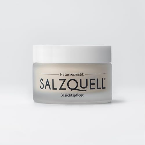SALZQUELL Gesichtspflege (50 ml), Gesichtscreme für gepflegte Haut, Mandelöl und schwarzer Hafer beruhigen und spenden Feuchtigkeit