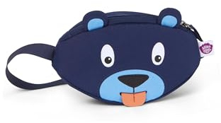 Affenzahn Bauchtasche - für Kinder im Kindergarten - Bär - Blau, 21.5 x 10 x 5.5 cm (B/H/T)