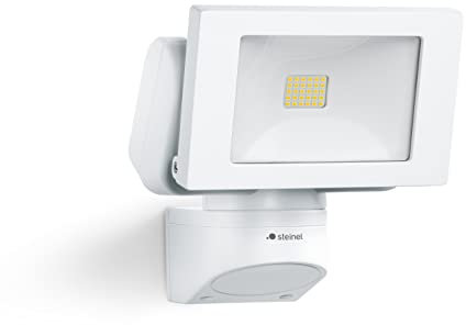 Steinel LED Strahler LS 150 weiß, 14,7 W Fluter, 1375 lm, schwenkbarer Strahler-Kopf, neutralweiße LEDs (4000 K), IP44