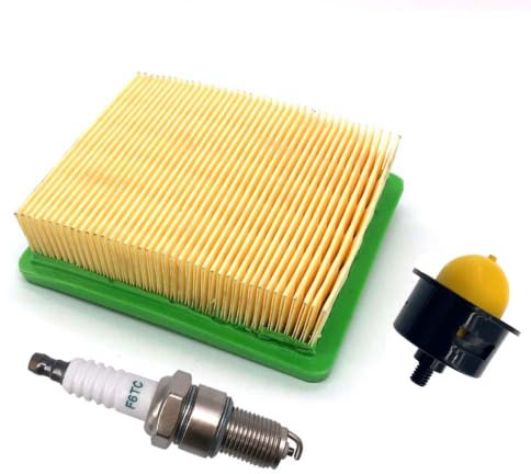 sallygardens Luftfilter mit Zündkerze Benzinpumpe für Fuxtec FX-RM1855 FX-RM1860 FX-RM2060 FX-RM4639 FX-RM5196 eS FX-RM5196PRO FX-RM 5.0 5.5 Rasenmäher