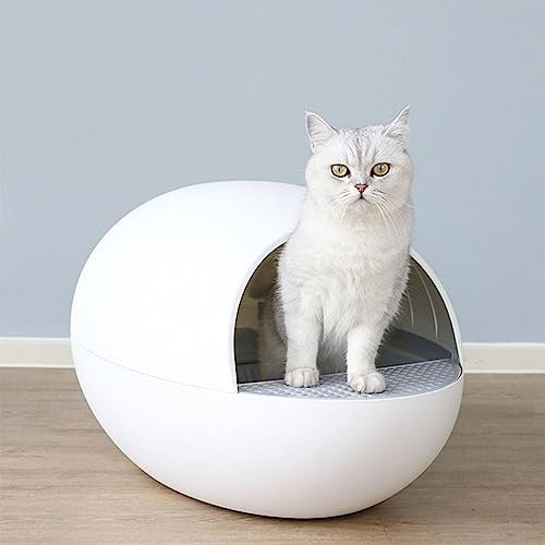 XDLYWUZIQ Lettiera per Gatti Autopulente, Lettiera per Gatti Toilette per Gatti Completamente Automatica Intelligente Autopulente, Lettiera per Gatti | Vassoio per Lettiera per Gatti Autopulente