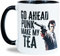 Reactive Brands MUGEMS Go Ahead Make My Tea! Mug - Funny Dirty Harry Clint Eastwood Coffee Or Tea Mug