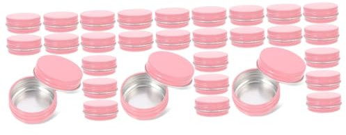 ABOOFAN 3sets Vorratsdose Dose Kerze Container Aluminium Schraube Deckel Runde Dose Handwerk Liefert Stücke * 3
