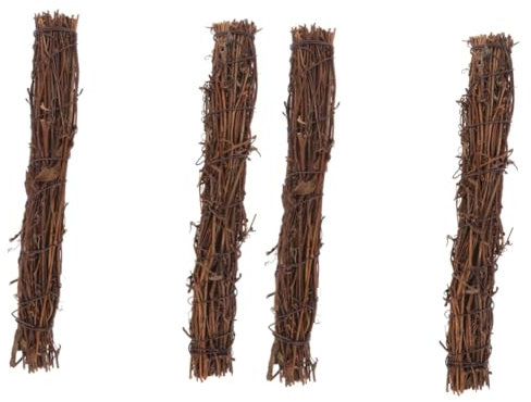 ABOOFAN 4 Stück Girlandenrahmen Hochzeitsdekoration Reben Rattanreifen Selber Machen Rattan Für DIY-Kranz Material Für Blumenkränze Selber Machen Kranz DIY Rattan Dofu-Rebe Weben Ornament