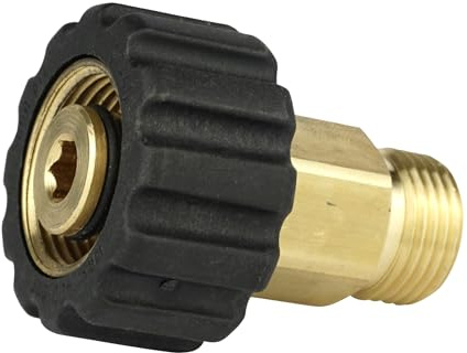 Adapter | für Hochdruckreiniger | bis 400 bar | M22x1,5 IG x M18x1,5 AG | Schlauch Lanze Hochdruckpistole